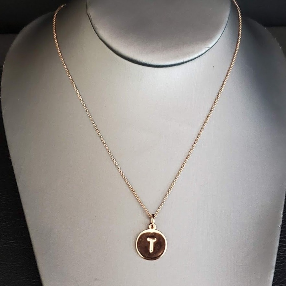 Kate Spade New York‎ Initial T Pendant Necklace Rose Gold One In A Million